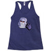 mega flipped off Racerback Tank