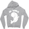 oh whale! Zipper Hoodie