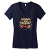 el mercenario mexican food Women's V-Neck T-Shirt