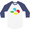 snes super famicom colours 3/4 Sleeve Shirt