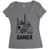 gamer Women's Triblend Scoop T-shirt