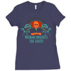 woman inherits the earth Ladies Fitted T-Shirt