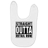 straight outta retail row Baby Bibs