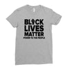 black lives matter! Ladies Fitted T-Shirt