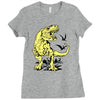 tyrannosaurus rex Ladies Fitted T-Shirt