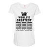 F Chord Dad Funny Guitar Maternity Scoop Neck T-shirt
