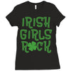 irish girls rock Ladies Fitted T-Shirt