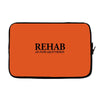 funny t shirt rehab is for quitters rude tee offensive shirt Laptop sleeve