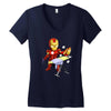 iron man (ironman parody) Women's V-Neck T-Shirt