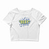 i put the sexy in dyslexia Crop Top