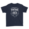 original parts vintage established 1972 perfectly aged Youth Tee