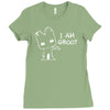 baby groot Ladies Fitted T-Shirt
