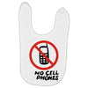 no cell phones Baby Bibs