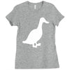 cool duck retro Ladies Fitted T-Shirt