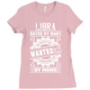 Libra Hated By Many Wanted By Plenty Ladies Fitted T-Shirt