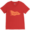 go flag V-Neck Tee
