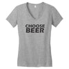 choose beer Women's V-Neck T-Shirt