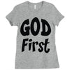 god first Ladies Fitted T-Shirt