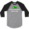 little brothers get luigi 3/4 Sleeve Shirt