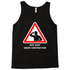 body under construction road sign Tank Top