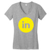 in Women's V-Neck T-Shirt
