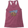 octopus with bubble gun goes pewpew Racerback Tank