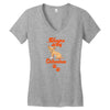 Sleeps With Chihuahua Women's V-Neck T-Shirt