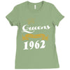 queens are born in 1962 Ladies Fitted T-Shirt