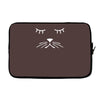 whiskers cat dog cute puppy animal baseball jersey Laptop sleeve