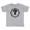 white and black Toddler T-shirt