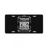 vintage made in 1982 perfectly aged a living legend License Plate