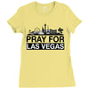 Pray for Las Vegas Ladies Fitted T-Shirt