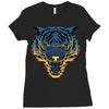 tiger fire Ladies Fitted T-Shirt