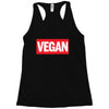 marvel logo parody vegan Racerback Tank