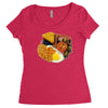 funny full english breakfast, ideal gift or birthday present Women's Triblend Scoop T-shirt