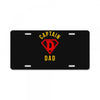 captain dad hero License Plate