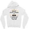 smart good looking cook doesnt get better than this Zipper Hoodie