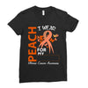 wear peach for  my [you can write any name] Ladies Fitted T-Shirt