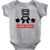 panda strong Baby Onesie