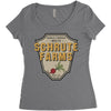 World Famous Beets Schrute Farms Women's Triblend Scoop T-shirt