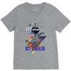 who loves rotweiller V-Neck Tee