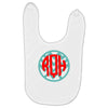 chevron circle Baby Bibs
