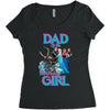 dad of the birthday girl Women's Triblend Scoop T-shirt