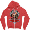 cattle tractor Zipper Hoodie