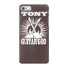 guitar god t shirt personalised guitarists iPhone 7 Case