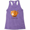 if it fits i sits Racerback Tank