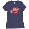 kirbythulhu (no text) Ladies Fitted T-Shirt