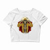 hip hop and rose Crop Top