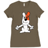 reksio bajki prl poland koszulka Ladies Fitted T-Shirt