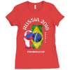 brazil national team youth 2018 fifa world cup Ladies Fitted T-Shirt